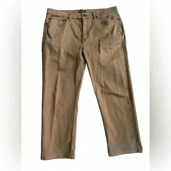 Banana Republic Men’s Brown Pants Size 38X32 - Picture 2 of 5